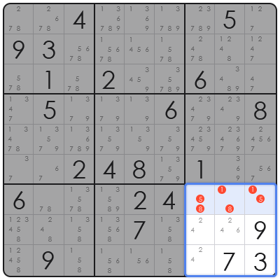 sudoku hidden pair